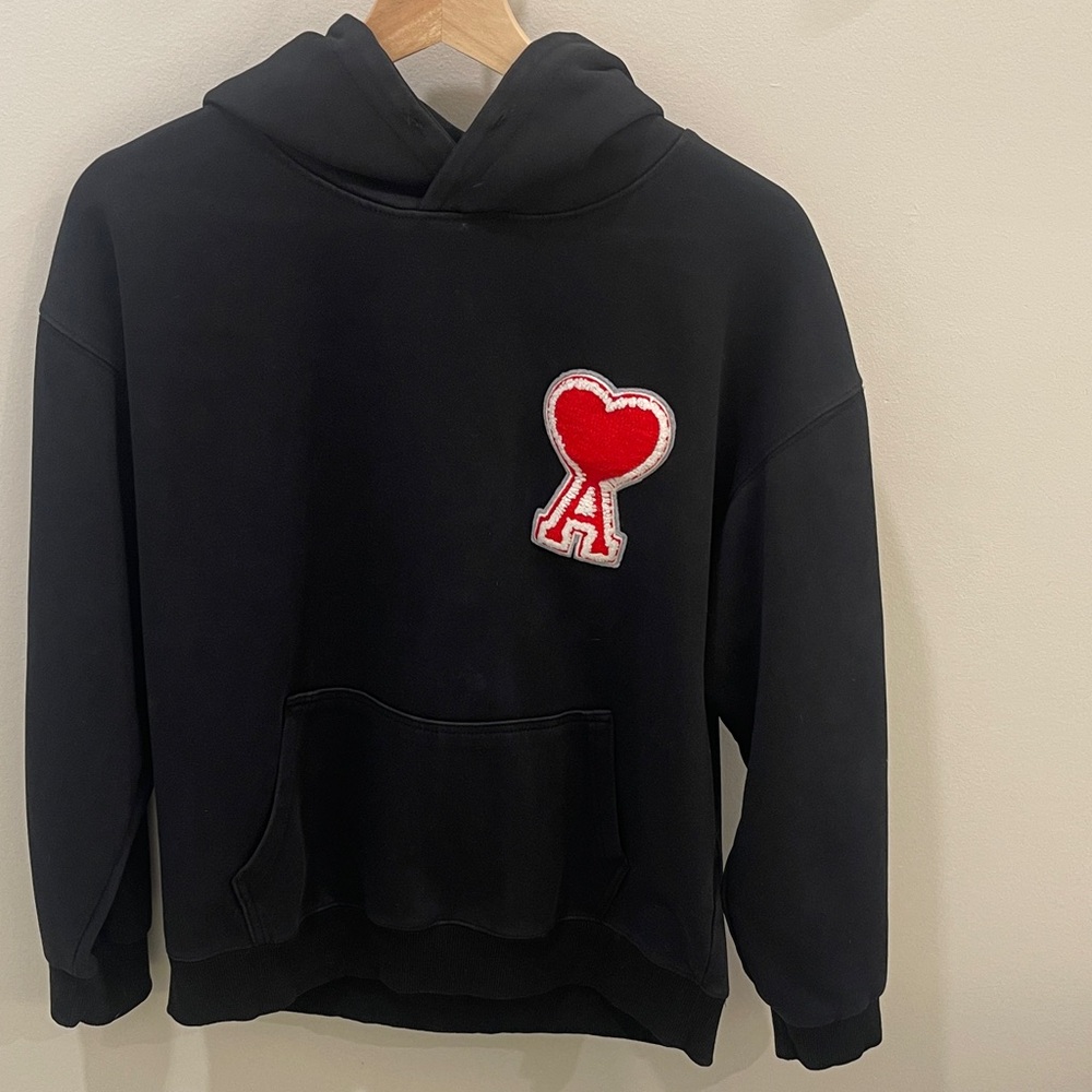 Ami Paris heat logo hoodie unisex
